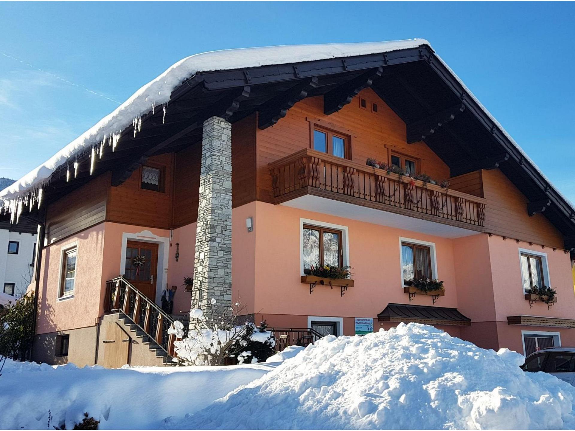 Winteraufnahme vom Haus